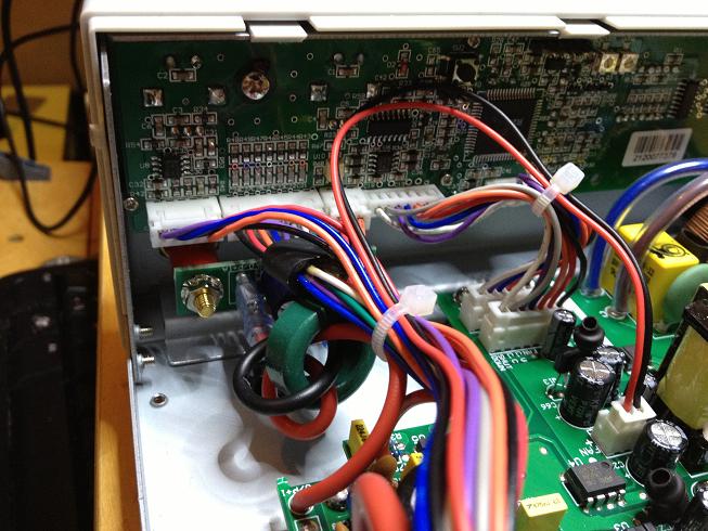 Frontkortet med Atmel MCU